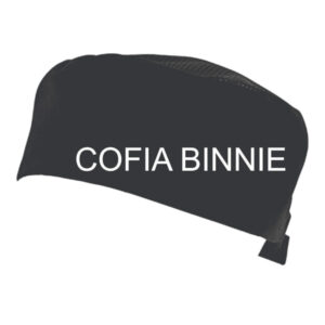 Cofia tipo binnie color negro
